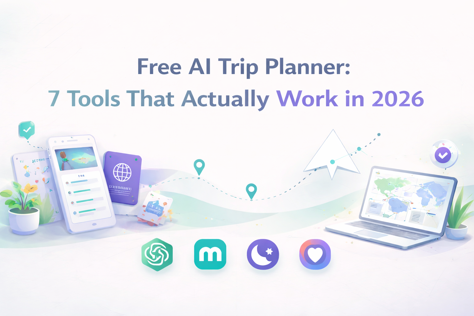 Free AI trip planner tools compared — 7 best options tested in 2026