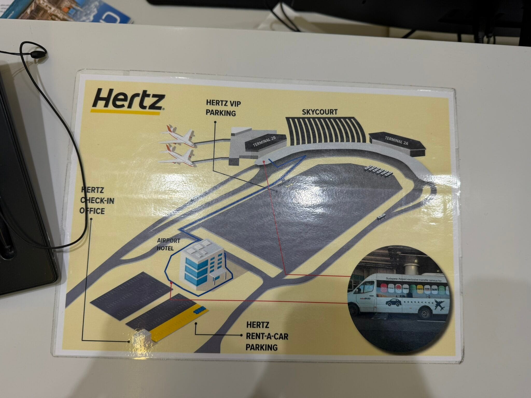 hertz budapest airport schematic map