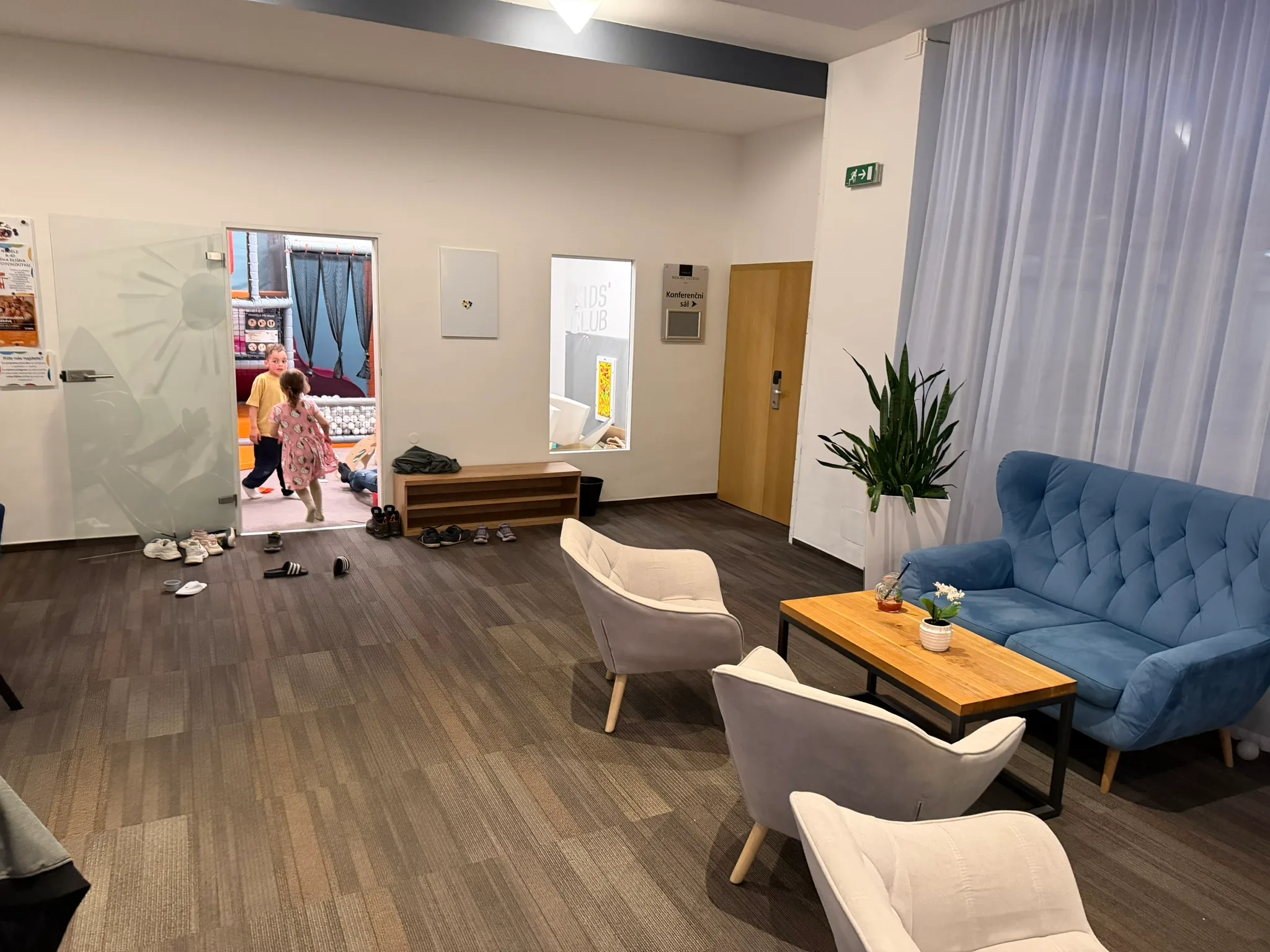 Kids club lounge area at OREA Resort Santon in Brno.